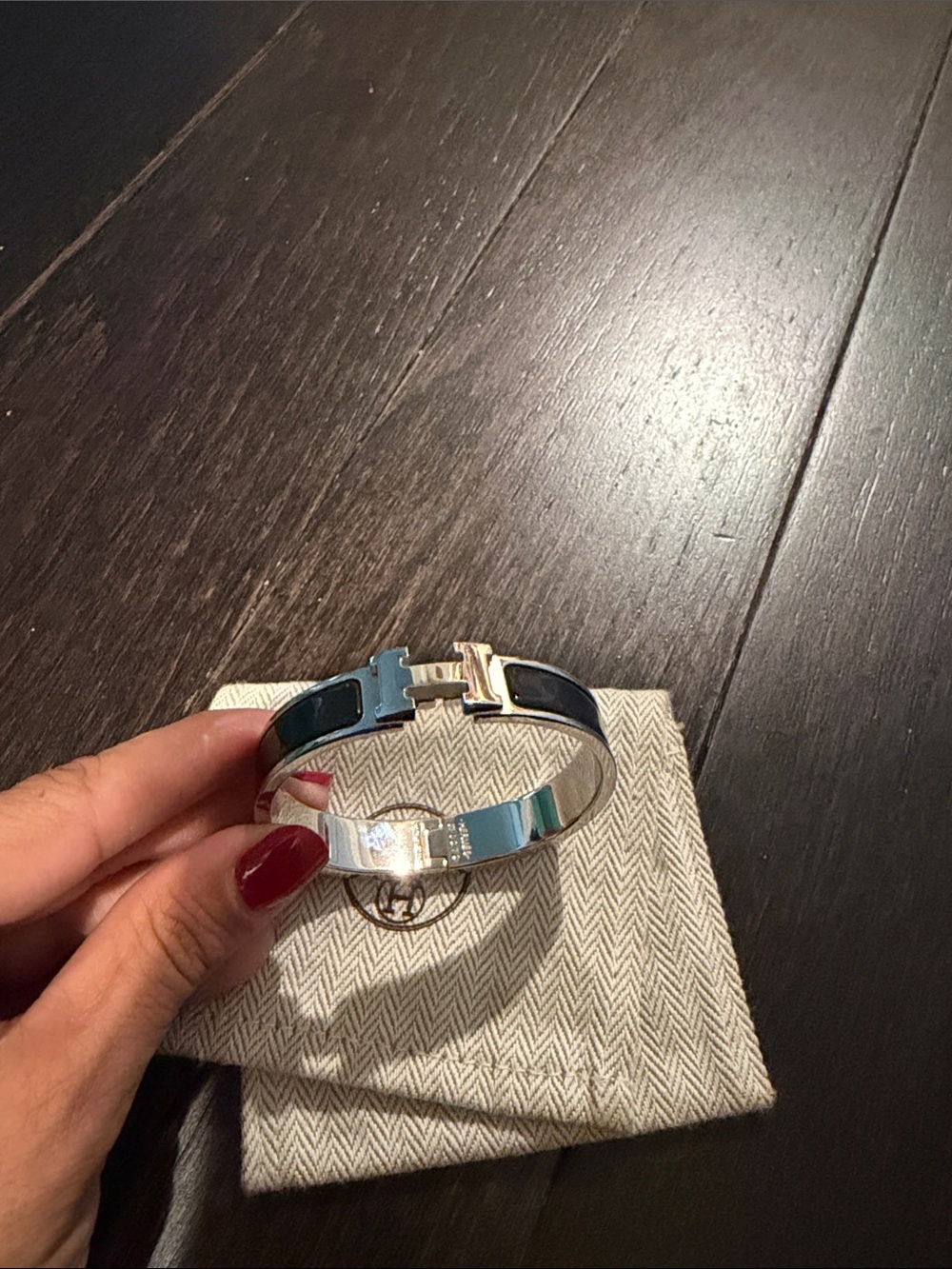 Hermes H bracelet